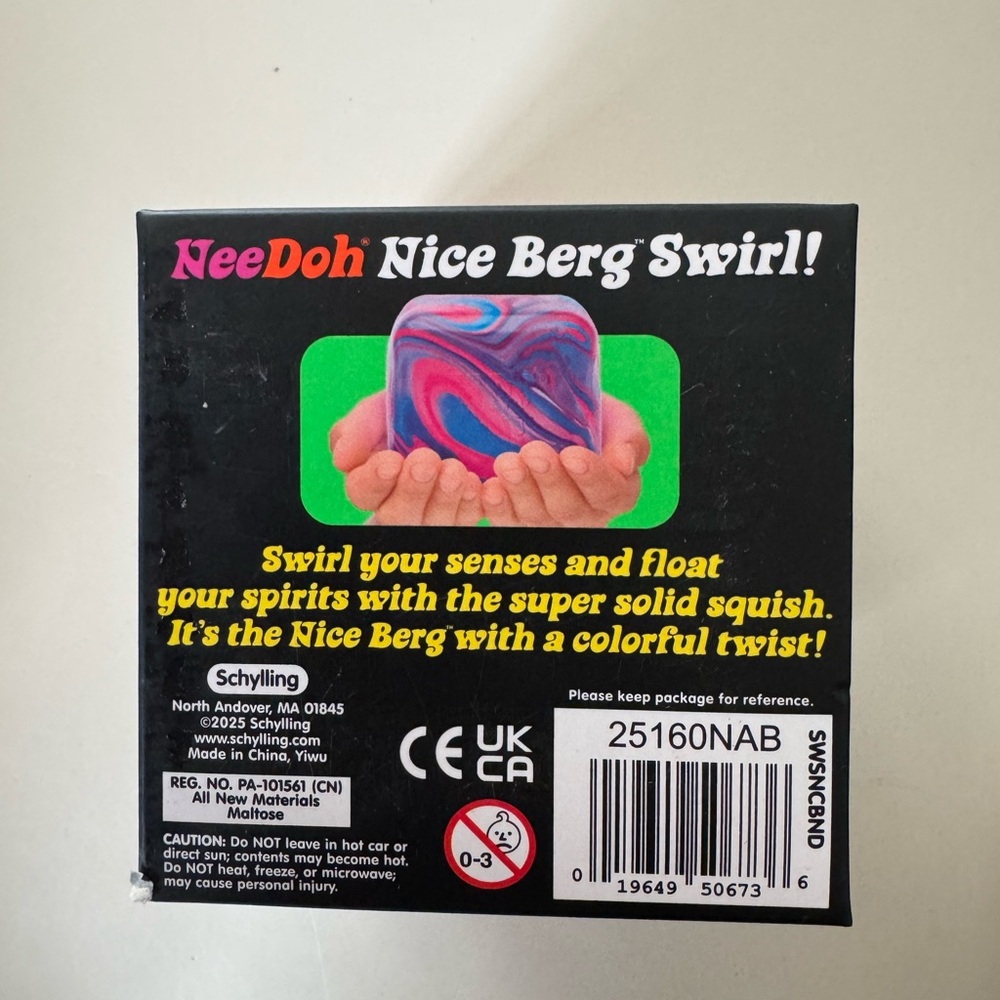 NeeDoh Nice Berg Swirl Super Solid Squish - BRAND NEW IN BOX - Picture 7 of 8